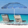 Tangkula 8 FT Patio Beach Umbrella Sun Shelter w/Sand Anchor & Tilt Air Vent for Garden Beach Backyard - 3 of 4
