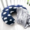 Biloban- Nursing Pillow Cover 2 Pack for Breastfeeding Pillow, Ultra Soft and Cozy Nursing Slipcovers, Snug Fits for Boppy, Perfect Choice for Mom - 3 of 4