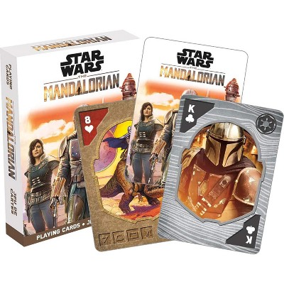 Aquarius Puzzles Star Wars The Mandalorian Playing Cards | 52 Card Deck + 2 Jokers