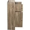 Kitchen Storage Cabinet with Door Freestanding Wooden Cupboard Sideboard Buffet Storage Cabinet for Dining Room Living Room Bathroom - 3 of 4