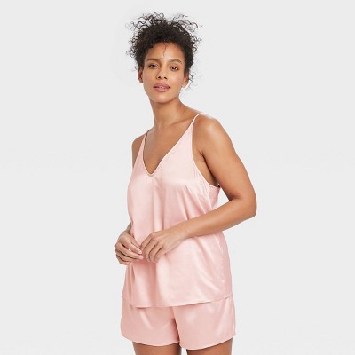 Women's Satin Sleep Camisole - Stars Above™ Soft Pink XS