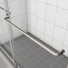 NicBex Shower Door 28.2" Wx70"H Double Bypass Bathroom Sliding Shower Door with 1/4" (6mm) Tempered Glass for Walk-in Shower - 4 of 4