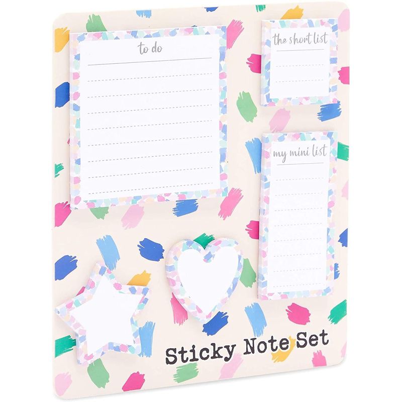 Paper Junkie 10 Pieces Pastel To Do Sticky Notes Set, 300 Sheets Per Memo Pad, 5 Sizes, 4 of 6