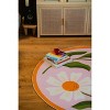 Lany Space Jessica Miller Dual Daisy Round Rug - 4 of 4