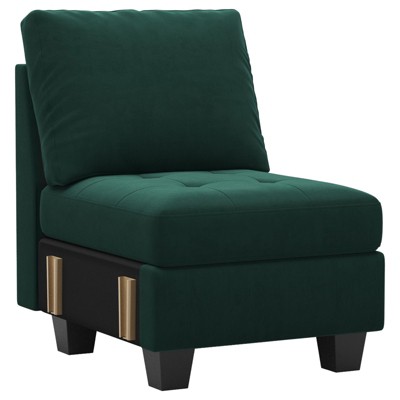 Belffin Modular Velvet Tufted Single Seat