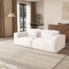 WJShome Modular Sectional Sofa Couch,82.62" Cloud Sofa,Minimalist LoveSofa Wide Deep Seat Convertible Couches for Living Room, Office - 2 of 4