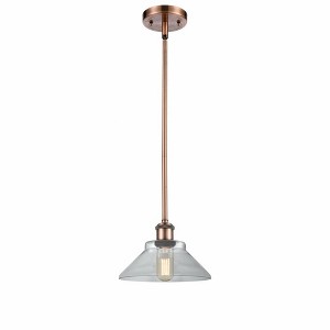 Orwell - 1 Light Stem Hung Mini Pendant In Industrial Style-8 Inches Tall and 8.38 Inches Wide - 1 of 1