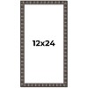 PosterPalooza | Panoramic Deco Black Picture Frame - UV Acrylic, Foam Board Backing, Hanging Hardware - 2 of 4