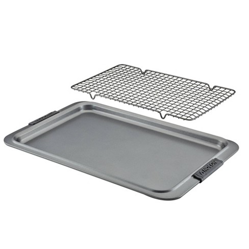 Farberware Nonstick Bakeware, Nonstick Cookie Sheet / Baking Sheet - 11  Inch x 17 Inch, Gray