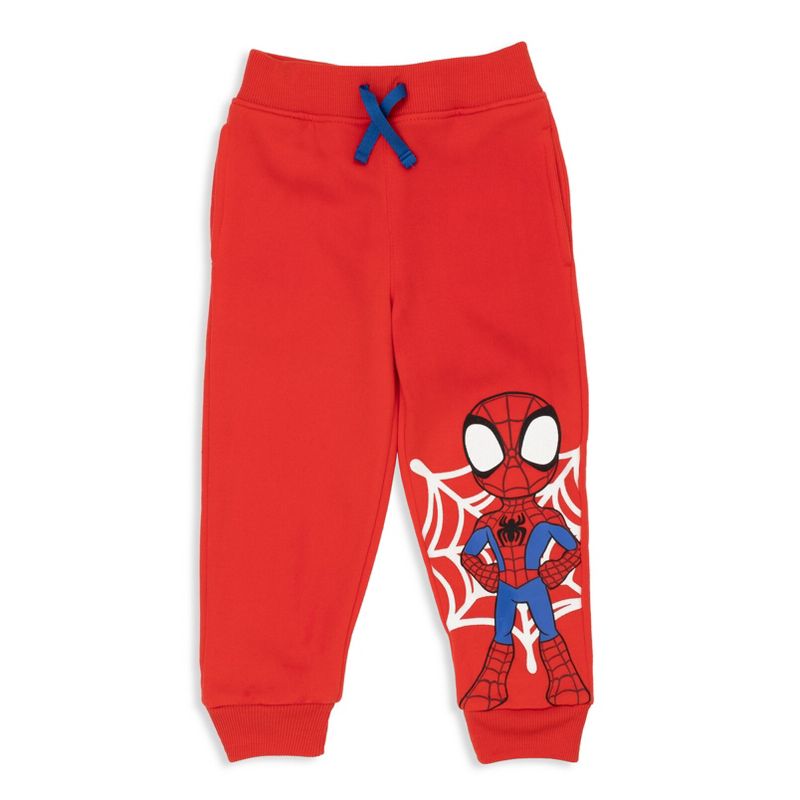 Marvel Spider-Man Spidey and His Amazing Friends Fleece 2 Pack Pants, 3 of 8
