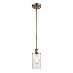 Clymer - 1 Light Mini Pendant In Art Deco Style-10 Inches Tall and 3.88 Inches Wide - 1 of 1