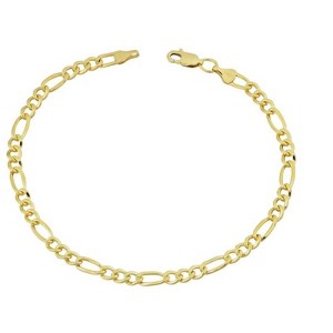 Pompeii3 14k Yellow Gold-filled Figaro Link Bracelet (8.5 inch) - 1 of 4