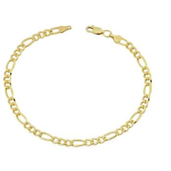Pompeii3 14k Yellow Gold-filled Figaro Link Bracelet (8.5 inch)