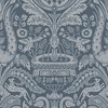 Laura Ashley Heraldic Damask Dusky Seaspray Wallpaper - 4 of 4