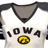 NCAA Iowa Hawkeyes Women's Plus Size Short Sleeve V-Neck Yoke T-Shirt - 3 of 3