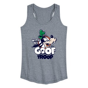 Women's - Disney - My Goof Troop Graphic Racerback Tank - 1 of 4