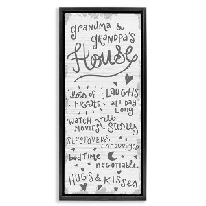 Stupell Industries Grandparents House Fun Family, 11" x 25" - 1 of 4