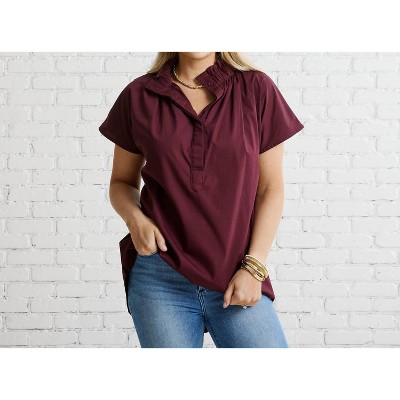 Women's Emily Top - Caryn Lawn