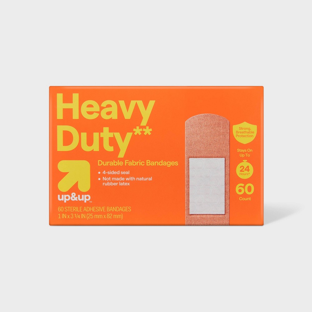 Strong-Strips Flexible Fabric Bandages - 60ct - up&up™