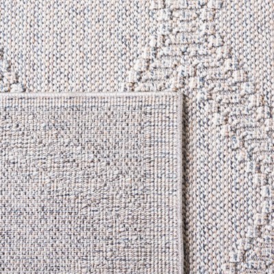 Global Chic 59" Gray Duo-Tone Flat Woven Synthetic Area Rug