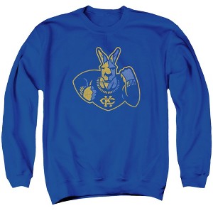 University of Missouri - Kansas City Official Distressed Primary Adult Crewneck Sweatshirt - 1 of 4