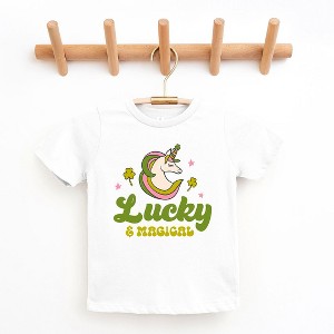 The Juniper Shop Lucky Magical Unicorn Youth Short Sleeve Tee - 1 of 2