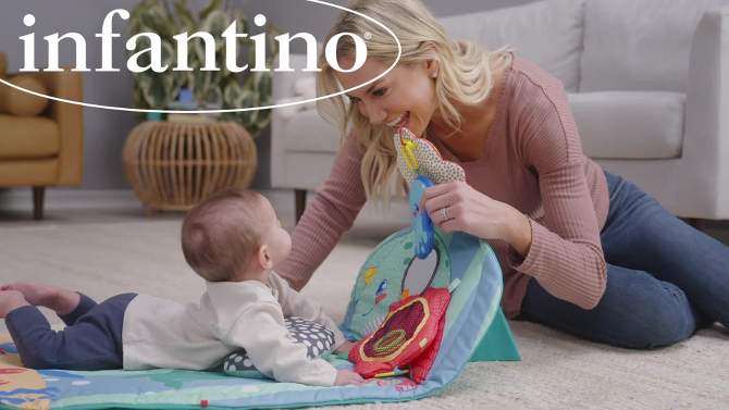 Infantino 3 Stage Above and Beyond Tummy Time Mat, 2 of 10, play video