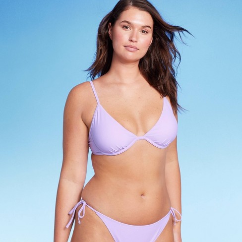 Light purple store bikini top