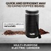 Electric Coffee Blade Grinder - Black (Cleaning Brush Included) NEW ROUND MODEL!: Kaffe, Medium to Extra Fine Grind, 3 Cup Capacity - 4 of 4