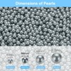 Unique Bargains No Hole ABS Round Faux Pearl for Vase Fillers DIY Home Decoration 2500 Pcs - 2 of 4
