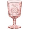 Bormioli Rocco Romantic Set Of 6 Stemware Glasses, 10.75 Oz. Colored Crystal Glass, Cotton Candy Pink, Made In Italy - 4 of 4