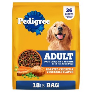 Pedigree Roasted Chicken and Vegetable Flavor Adult Dry Dog Food - 1 of 4
