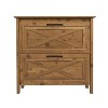 Saint Birch Austin 2-Drawer Lateral File Cabinet, Rustic Brown - 3 of 4