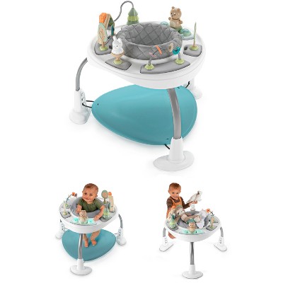 Image of Ingenuity Spring & Sprout 2-in-1 Baby Activity Center - First Forest