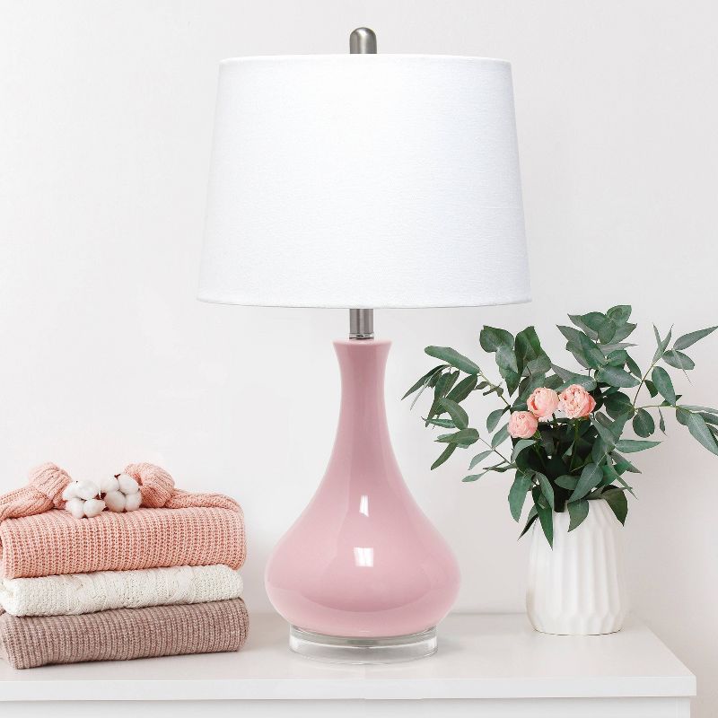 Droplet Table Lamp with Fabric Shade - Lalia Home, 4 of 10