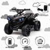 Kids ATV 4 Wheeler, 6V Kids Ride on Quad Car with LED Lights Music, Foot Pedal, Battery Powered Electric Vehicle for Kids Toddler - 3 of 4