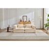 VASIP Compression Sofa, Convertible Floor Bed with Fixed Frame, Living Room and Bedroom Without Assembly Modular Chenille Loveseat - 2 of 4