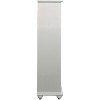 Kings Brand Furniture- Halswelle 2-Door White Curio Bookcase Cabinet with Glass Doors - 2 of 4