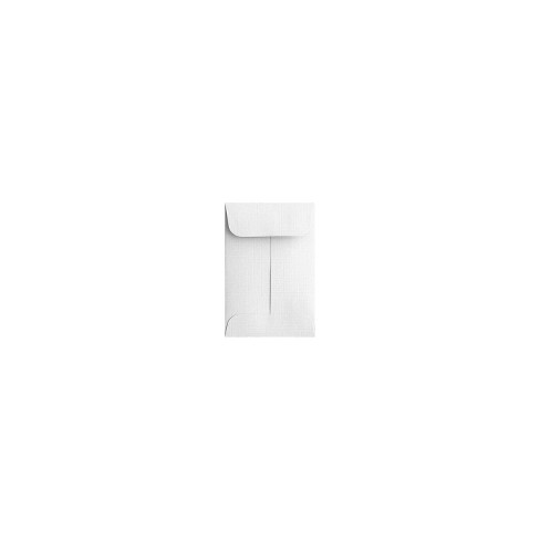 LUX #1 Coin Envelopes (2 1/4 x 3 1/2) 250/Box White Linen (1CO-WLI-250)