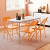 Durable Steel Folding Chairs 350 lbs Weight Capacity, Portable Foldable Chairs for Indoor & Outdoor Use, Office, Dining, and Events - 2 of 4