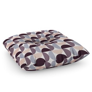 Colour Poems Patterned Geometric Shapes CCI Square Floor Pillow - Deny Desings - 1 of 2