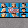 - The Brady Bunch - Classic Hollywood Squares Graphic Short Sleeve Fleece Dress - 2 of 4