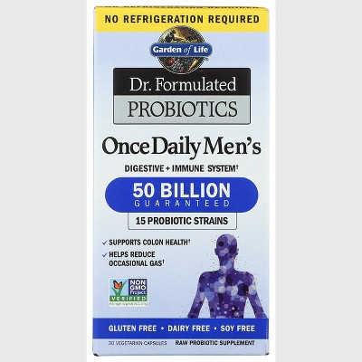 Garden of Life Probiotics Dr. Formulated Probiotics Once Daily Men's 50 Billion Cfu Capsule 30ct