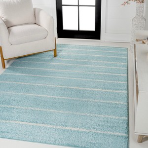 Williamsburg Minimalist Stripe Area Rug - JONATHAN Y - 1 of 4