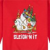 Men's - The Grinch - The Grinch and Max Christmas Presents Graphic Fleece Sweatshirt - 2 of 4