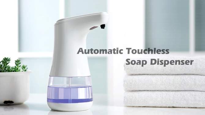 Auto Touchless Soap Dispenser White - Allure Home Creations, 2 of 13, play video