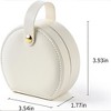HTUTWOO Small Travel Jewelry Case Portable Jewelry Organizer Box for Necklace Rings Earrings, Travel Essentials Jewelry Storage for Women Girls - 3 of 4