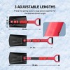 AstroAI Aluminum 38.4" Folding Snow Shovel Extendable Snow Shovel Multifunctional for Cars, Snowmobiles, Camping and Mud - 2 of 4