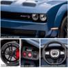 Jojoka 12V Kids Licensed Dodge Challenger Ride On Car with Remote, LED Lights, Bluetooth, MP3 - 3 of 4