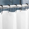 Home Mart Goods 12 Piece Set - Matte Black Heavy Duty Shower Curtain Hooks Rings Rustproof Metal - 2 of 4